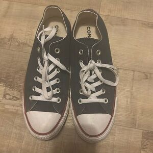 Navy converse shoes